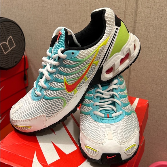 Nike Women's Sneakers - White, Blue, Yellow, Red - Picture 1 of 4